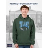 JanSport NCAA Officially Licensed Rival Hoodie, Long Sleeve Unisex Sweatshirt, Cotton-Polyester Blend, Double-Layered Hood(Tulane Green Wave)