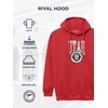 JanSport NCAA Officially Licensed Rival Hoodie, Long Sleeve Unisex Sweatshirt, Cotton-Polyester Blend, Double-Layered Hood(Utah Utes)