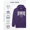 JanSport NCAA Officially Licensed Rival Hoodie, Long Sleeve Unisex Sweatshirt, Cotton-Polyester Blend, Double-Layered Hood(Washington Huskies)