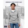 JanSport NCAA Officially Licensed Rival Quarter Zip Sweatshirt, Long Sleeve Unisex, Cotton-Polyester Blend, Stand-Up Collar(Arizona State Sun Devils)