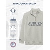 JanSport NCAA Officially Licensed Rival Quarter Zip Sweatshirt, Long Sleeve Unisex, Cotton-Polyester Blend, Stand-Up Collar(Auburn Tigers)