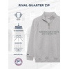 JanSport NCAA Officially Licensed Rival Quarter Zip Sweatshirt, Long Sleeve Unisex, Cotton-Polyester Blend, Stand-Up Collar(Michigan State Spartans)