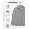 JanSport Unisex Adult NCAA Officially Licensed Rival Long Sleeve Stand-Up Collar Quarter Zip Sweatshirt(Iowa Hawkeyes)