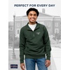 JanSport Unisex Adult NCAA Officially Licensed Rival Long Sleeve Stand-Up Collar Quarter Zip Sweatshirt(Michigan State Spartans)