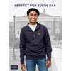 JanSport Unisex Adult NCAA Officially Licensed Rival Long Sleeve Stand-Up Collar Quarter Zip Sweatshirt(Michigan Wolverines)