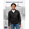 JanSport Unisex Adult NCAA Officially Licensed Rival Long Sleeve Stand-Up Collar Quarter Zip Sweatshirt(Virginia Tech Hokies)