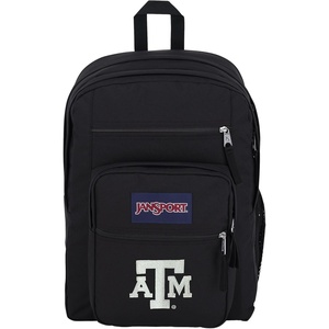 JanSport NCAA Officially Licensed Backpack, Purdue Boilermakers, Big Student with Padded 15-Inch Laptop Sleeve, 2 Compartment Computer Bag with Bottle Pocket & Haul Handle, Book Rucksack, Black(Team Color)
