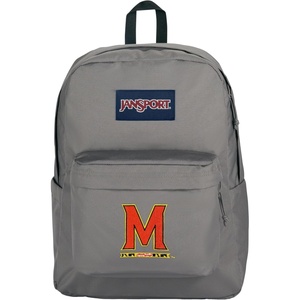 JanSport NCAA Officially Licensed Backpack, South Carolina, Superbreak Plus with Padded 15” Laptop Sleeve, Spacious Computer Bag for Men & Women, Durable Daypack with Bottle Pocket, Graphite Grey(Maryland Terrapins)