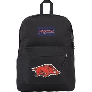 JanSport NCAA Officially Licensed Backpack, South Carolina, Superbreak Plus with Padded 15” Laptop Sleeve, Spacious Computer Bag for Men & Women, Durable Daypack with Bottle Pocket, Graphite Grey(Arkansas Razorbacks)