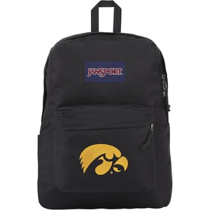 JanSport NCAA Officially Licensed Backpack, South Carolina, Superbreak Plus with Padded 15” Laptop Sleeve, Spacious Computer Bag for Men & Women, Durable Daypack with Bottle Pocket, Graphite Grey(Iowa Hawkeyes)