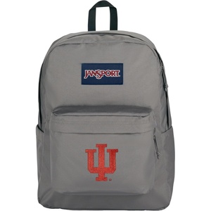 JanSport NCAA Officially Licensed Backpack, South Carolina, Superbreak Plus with Padded 15” Laptop Sleeve, Spacious Computer Bag for Men & Women, Durable Daypack with Bottle Pocket, Graphite Grey(Indiana Hoosiers)