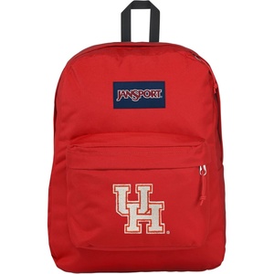 JanSport NCAA Officially Licensed Backpack, South Carolina, Superbreak Plus with Padded 15” Laptop Sleeve, Spacious Computer Bag for Men & Women, Durable Daypack with Bottle Pocket, Graphite Grey(Houston Cougars)