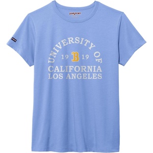 JanSport NCAA Officially Licensed Graduate Short Sleeve T Shirt for Women, Soft & Breathable Cotton-Polyester Blend Crewneck T Shirt with Graphic Detailing, Everyday University Fan Apparel(UCLA Bruins)