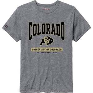 JanSport NCAA Officially Licensed Pregame Short Sleeve T Shirt for Men, Soft & Breathable Triblend Crewneck T Shirt(Colorado Buffaloes)