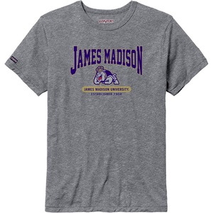 JanSport NCAA Officially Licensed Pregame Short Sleeve T Shirt for Men, Soft & Breathable Triblend Crewneck T Shirt(James Madison Dukes)