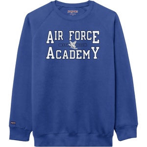 JanSport NCAA Officially Licensed Rival Crew Sweatshirt, Long Sleeve Graphic Pullover for Men, Women, Cotton-Polyester Blend(Air Force Falcons)