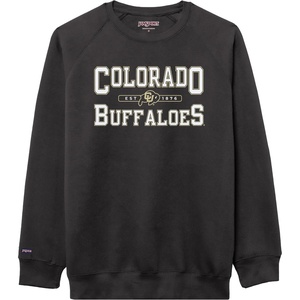 JanSport NCAA Officially Licensed Rival Crew Sweatshirt, Long Sleeve Graphic Pullover for Men, Women, Cotton-Polyester Blend(Colorado Buffaloes)
