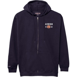 JanSport NCAA Officially Licensed Rival Full Zip Hoodie, Long Sleeve Unisex Sweatshirt, Double-Layered Fleece Hood(Auburn Tigers)