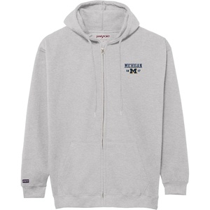 JanSport NCAA Officially Licensed Rival Full Zip Hoodie, Long Sleeve Unisex Sweatshirt, Double-Layered Fleece Hood(Michigan Wolverines)