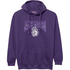 JanSport NCAA Officially Licensed Rival Hoodie, Long Sleeve Unisex Sweatshirt, Cotton-Polyester Blend, Double-Layered Hood(James Madison Dukes)