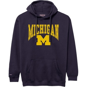 JanSport NCAA Officially Licensed Rival Hoodie, Long Sleeve Unisex Sweatshirt, Cotton-Polyester Blend, Double-Layered Hood(Michigan Wolverines)