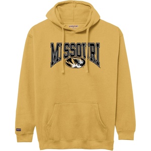 JanSport NCAA Officially Licensed Rival Hoodie, Long Sleeve Unisex Sweatshirt, Cotton-Polyester Blend, Double-Layered Hood(Missouri Tigers)