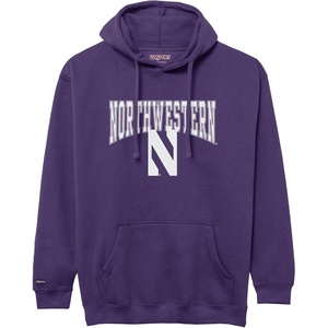 JanSport NCAA Officially Licensed Rival Hoodie, Long Sleeve Unisex Sweatshirt, Cotton-Polyester Blend, Double-Layered Hood(Northwestern Wildcats)