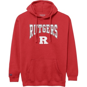 JanSport NCAA Officially Licensed Rival Hoodie, Long Sleeve Unisex Sweatshirt, Cotton-Polyester Blend, Double-Layered Hood(Rutgers Scarlet Knights)