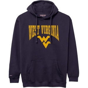 JanSport NCAA Officially Licensed Rival Hoodie, Long Sleeve Unisex Sweatshirt, Cotton-Polyester Blend, Double-Layered Hood(West Virginia Mountaineers)
