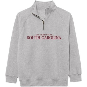 JanSport NCAA Officially Licensed Rival Quarter Zip Sweatshirt, Long Sleeve Unisex, Cotton-Polyester Blend, Stand-Up Collar(South Carolina Fighting Gamecocks)