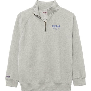 JanSport Unisex Adult NCAA Officially Licensed Rival Long Sleeve Stand-Up Collar Quarter Zip Sweatshirt(UCLA Bruins)