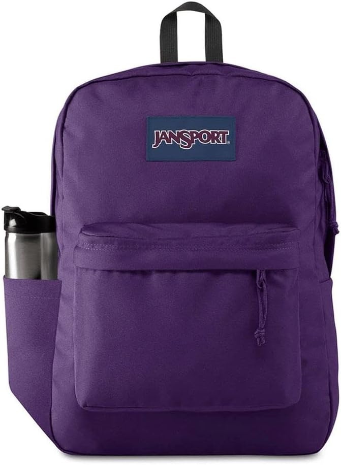 image:imageJanSport SuperBreak One Backpack Durable Lightweight Bag with 1 Main Compartment Front Utility Pocket with Builtin Organizer Premium Backpack Cyberspace GalaxyBrazilian Berry