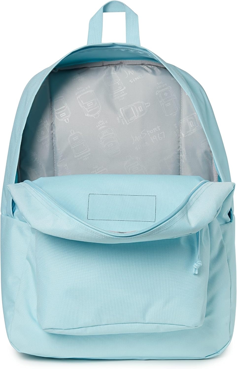 image:imageJanSport SuperBreak One Backpack Durable Lightweight Bag with 1 Main Compartment Front Utility Pocket with Builtin Organizer Premium Backpack Cyberspace GalaxySky High Blue