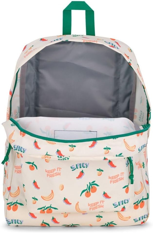 image:imageJanSport SuperBreak One Backpack Durable Lightweight Bag with 1 Main Compartment Front Utility Pocket with Builtin Organizer Premium Backpack Cyberspace GalaxyFive a Day Cream