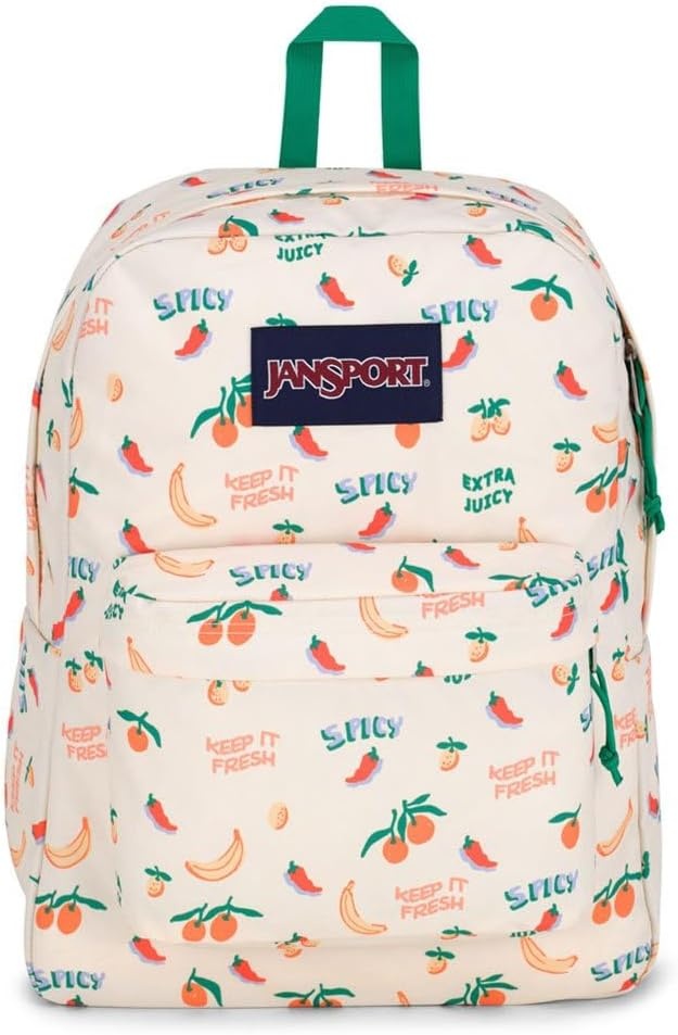 image:imageJanSport SuperBreak One Backpack Durable Lightweight Bag with 1 Main Compartment Front Utility Pocket with Builtin Organizer Premium Backpack Cyberspace GalaxyFive a Day Cream
