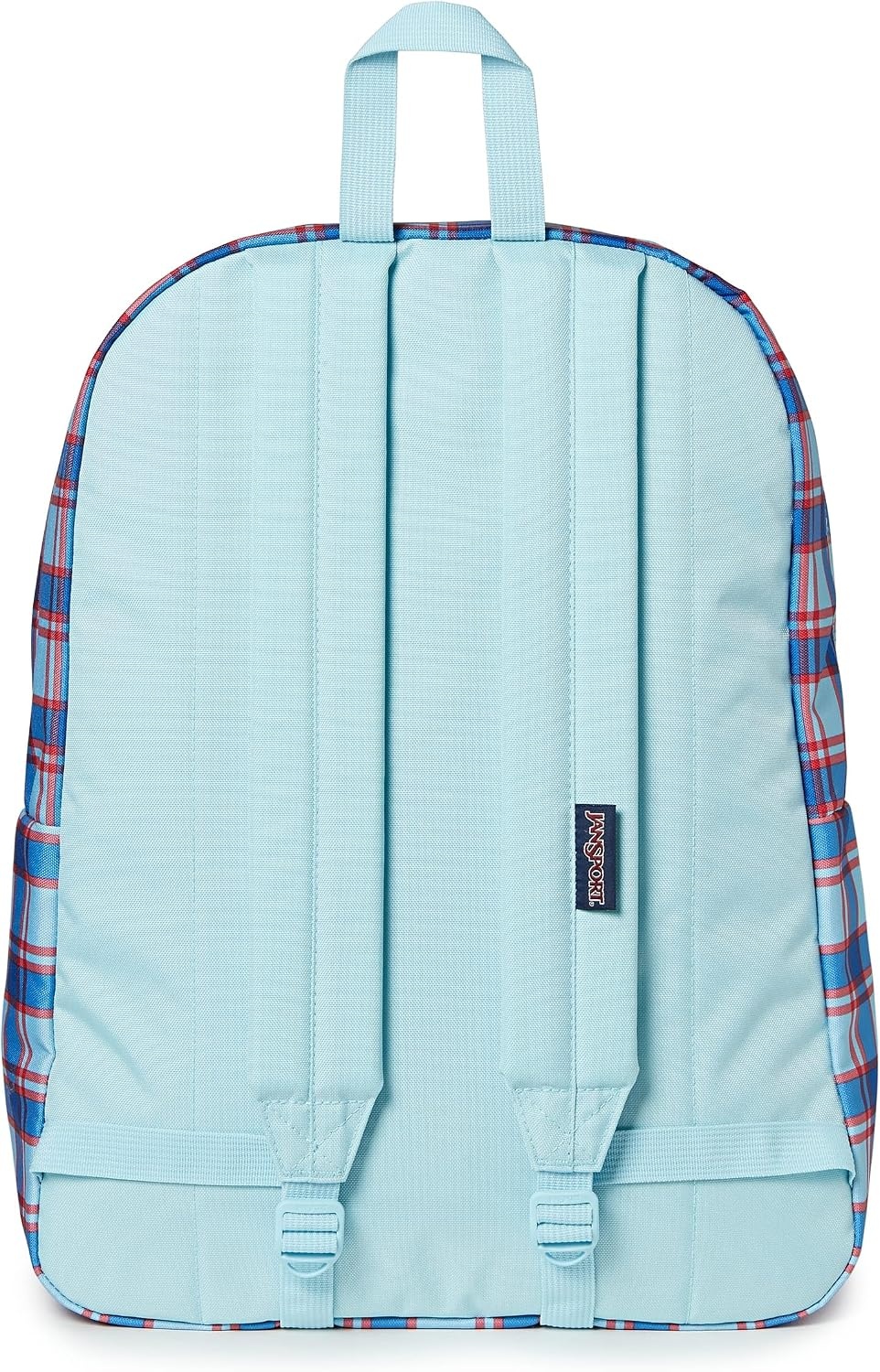 image:imageJanSport SuperBreak One Backpack Durable Lightweight Bag with 1 Main Compartment Front Utility Pocket with Builtin Organizer Premium Backpack Cyberspace GalaxyPlaid Vibes Sky High