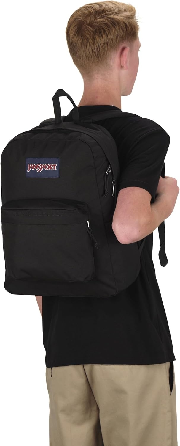 image:imageJanSport Superbreak Backpack Durable Lightweight Premium Backpack WhiteBlack