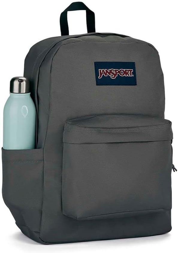 image:imageJanSport Superbreak Backpack Durable Lightweight Premium Backpack WhiteGraphite Grey