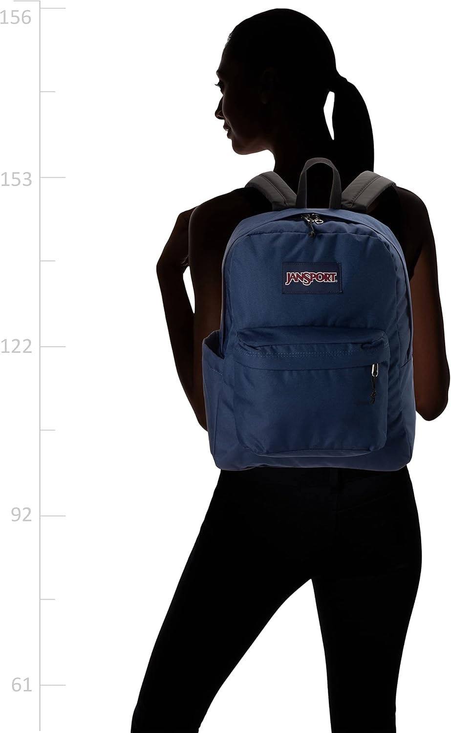 image:imageJanSport Superbreak Backpack Durable Lightweight Premium Backpack WhiteNavy