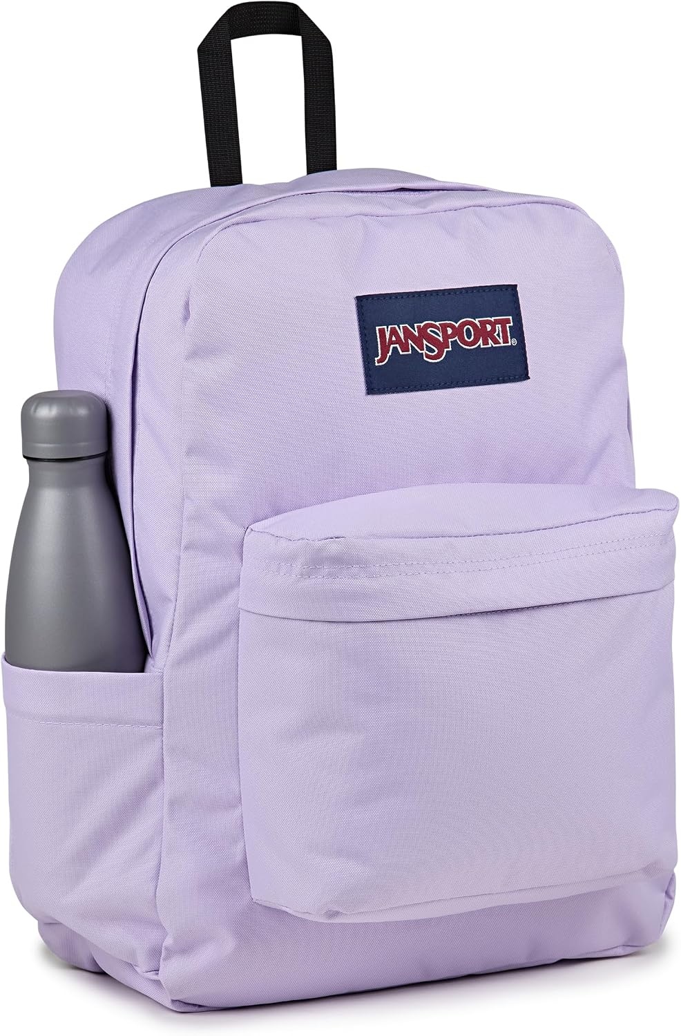 image:imageJanSport Superbreak Backpack Durable Lightweight Premium Backpack WhitePastel Lilac