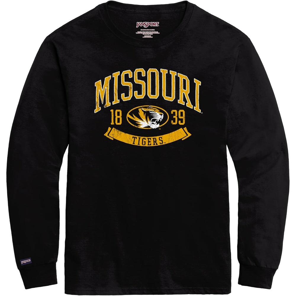 image:imageJanSport NCAA Officially Licensed Campus Long Sleeve T Shirt for Men Soft amp Breathable PreShrunk Cotton Crewneck T ShirtUtah Utes