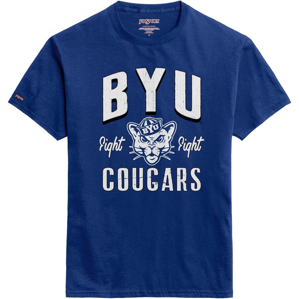 image:imageJanSport NCAA Officially Licensed Campus Short Sleeve T Shirt for Men Soft amp Breathable PreShrunk Cotton Crewneck T ShirtCampus Short Sleeve Tee