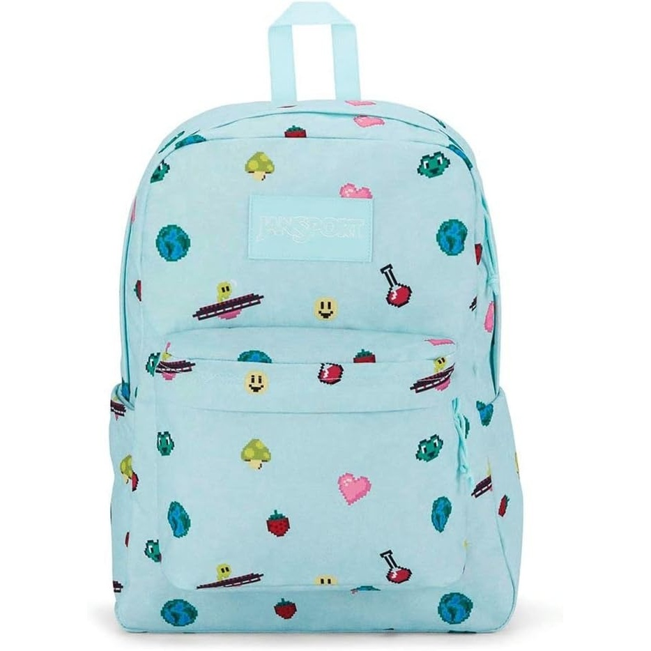 image:imageJanSport SuperBreak One Backpack Durable Lightweight Bag with 1 Main Compartment Front Utility Pocket with Builtin Organizer Premium Backpack Cyberspace GalaxyPixel Party