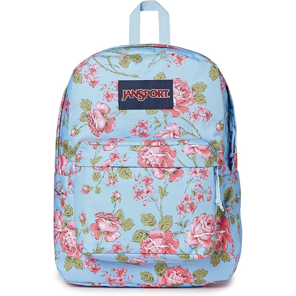 image:imageJanSport SuperBreak One Backpack Durable Lightweight Bag with 1 Main Compartment Front Utility Pocket with Builtin Organizer Premium Backpack Cyberspace GalaxyGarden Roses Hydrangea