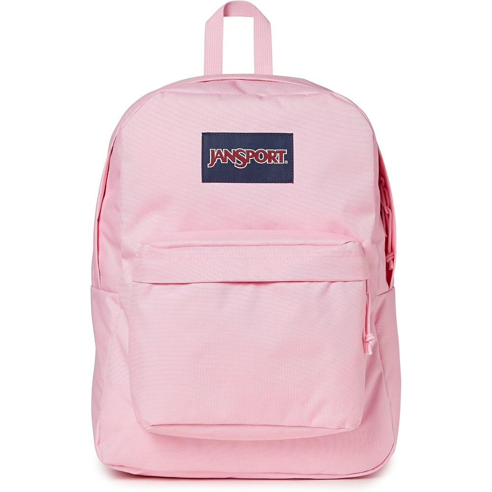 image:imageJanSport SuperBreak One Backpack Durable Lightweight Bag with 1 Main Compartment Front Utility Pocket with Builtin Organizer Premium Backpack Cyberspace GalaxyBubble Gum