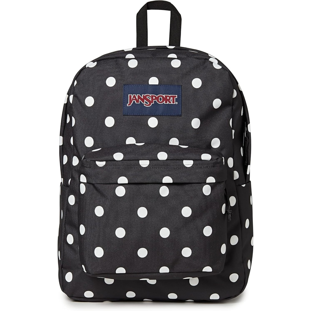 image:imageJanSport SuperBreak One Backpack Durable Lightweight Bag with 1 Main Compartment Front Utility Pocket with Builtin Organizer Premium Backpack Cyberspace GalaxySpot on Black