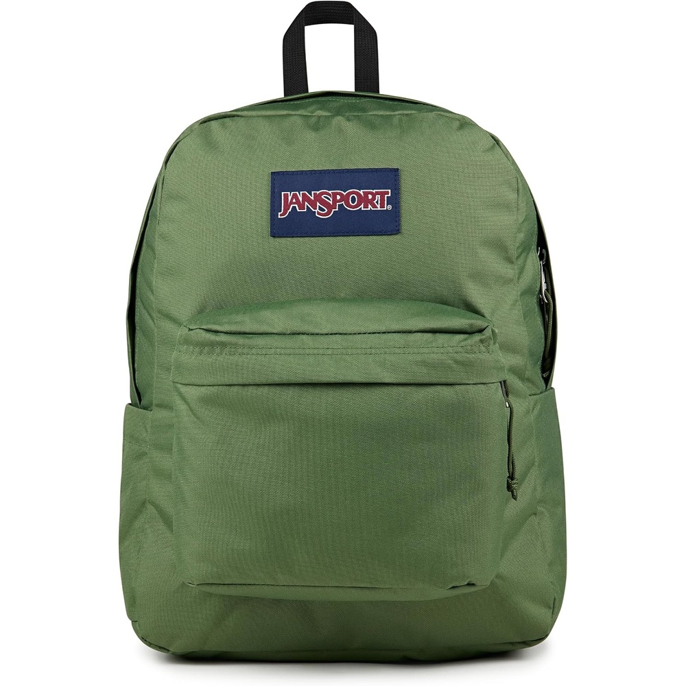 image:imageJanSport Superbreak Backpack Durable Lightweight Premium Backpack WhiteCargo Green