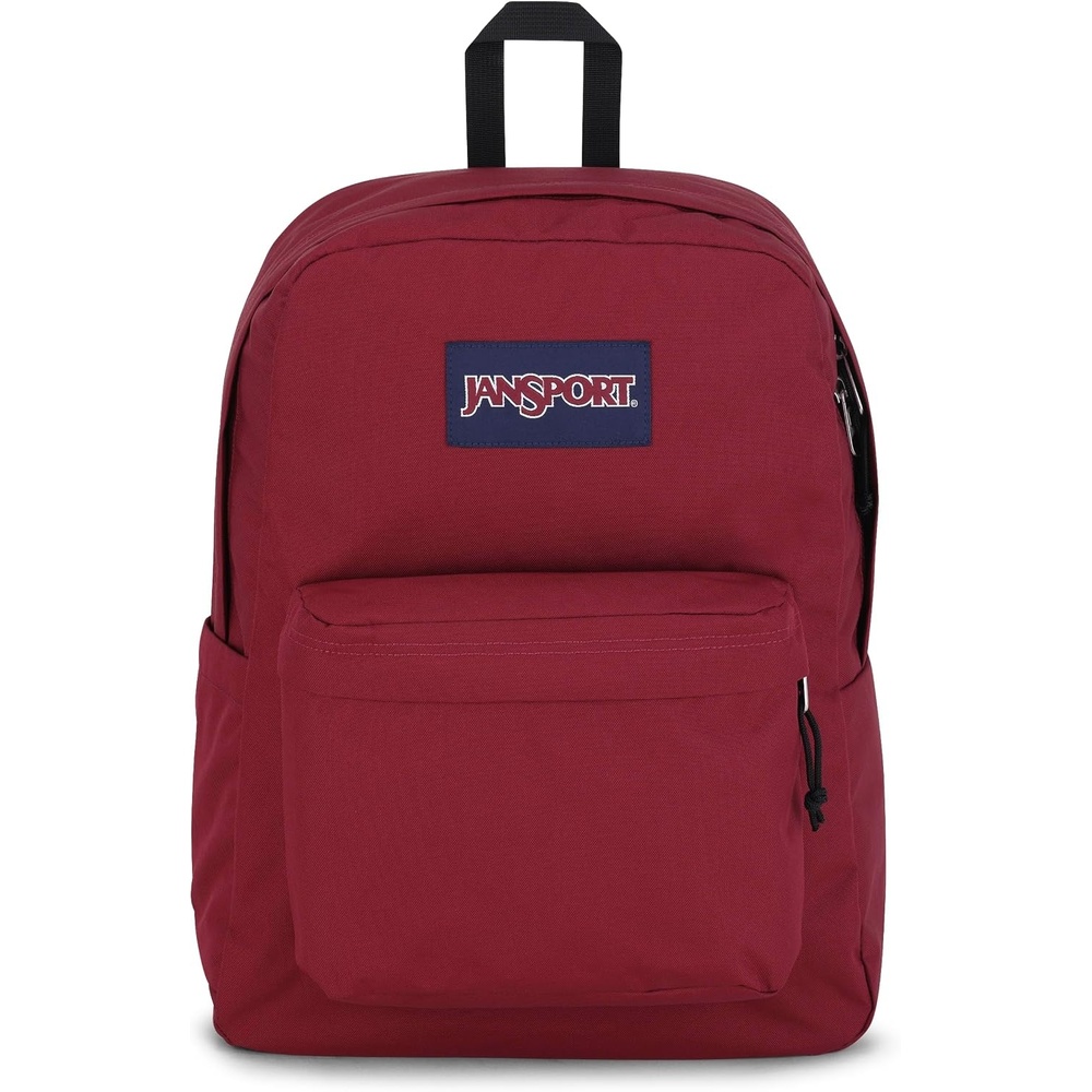 image:imageJanSport Superbreak Backpack Durable Lightweight Premium Backpack WhiteRusset Red