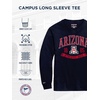 JanSport NCAA Officially Licensed Campus Long Sleeve T Shirt for Men, Soft & Breathable Pre-Shrunk Cotton Crewneck T Shirt(Arizona Wildcats)