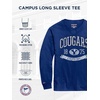 JanSport NCAA Officially Licensed Campus Long Sleeve T Shirt for Men, Soft & Breathable Pre-Shrunk Cotton Crewneck T Shirt(BYU Cougars)